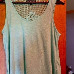 Womans size large racer back tank top